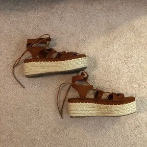 Shein platform sandals